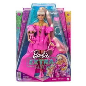 Barbie Extra Fancy Lalka Różowy Strój