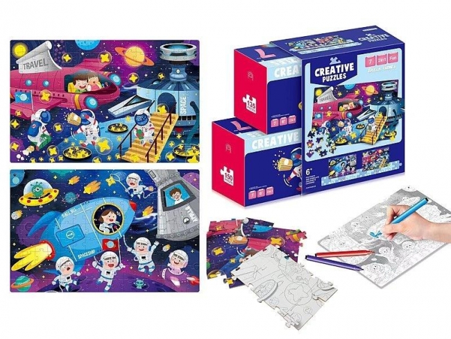 Puzle do kolorowania MIX