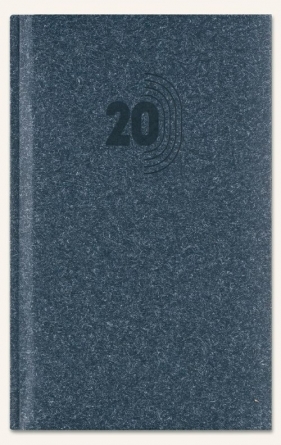 Kalendarz A6 notesowy classic 2020 granat eco