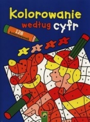 Kolorowanie według cyfr niebieska