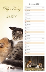 Kalendarz pasek 2021 - Psy i Koty 13