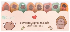 Samoprzylepne zakładki indeksujące Kapibara 8szt