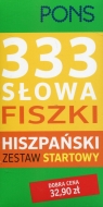 PONS Fiszki 333 słowa hiszpański Zestaw startowy