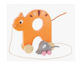 Zabawka drewniana - Kotek z myszką TREFL