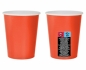 Kubeczki papierowe czerwone 250ml 14szt