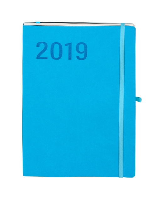 Kalendarz 2019 Impresja B5 niebieski (TDW)