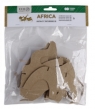 Kształty kartonowe 3D Afryka (450749)