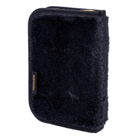 Astrabag, Piórnik pojedynczy jednoklapkowy z wyposażeniem - Fluffy Kitty Black (AC11)