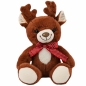 Maskotka świąteczna - Siedzący Renifer, 21 cm