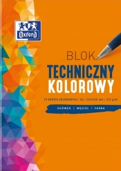 Blok techniczny Oxford A3, 10 arkuszy - kolorowy (400093234)