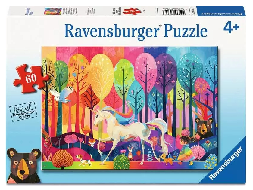 Ravensburger, Puzzle 60: Magiczny las (12004302)