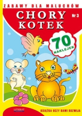 Zabawy dla maluchów Chory kotek - Paruszewska Joanna, Pawlicka Kamila
