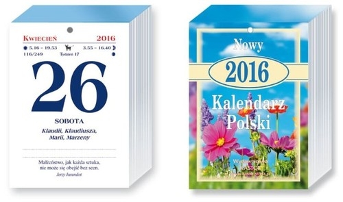 Kalendarz 2016 KL 05 Nowy Kalendarz Polski