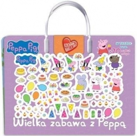 Kocham naklejać. Świnka Peppa. Wielka zabawa z Peppą - Opracowanie zbiorowe