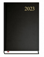Kalendarz Asystent 2023, dzienny A5 - czerń (T-237C-V)