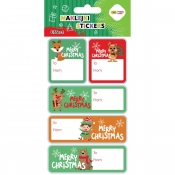 Naklejki Happy Color Effect-Xmas Animals Tag, 10x20cm