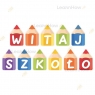 Dekoracje szkolne - Witaj szkoło - Kredki 11szt