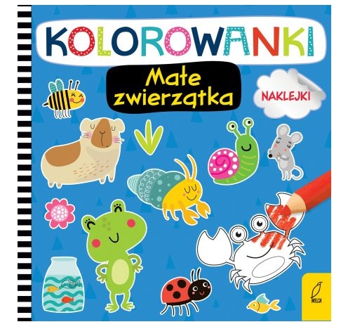 Kolorowanki z naklejkami. Małe zwierzątka