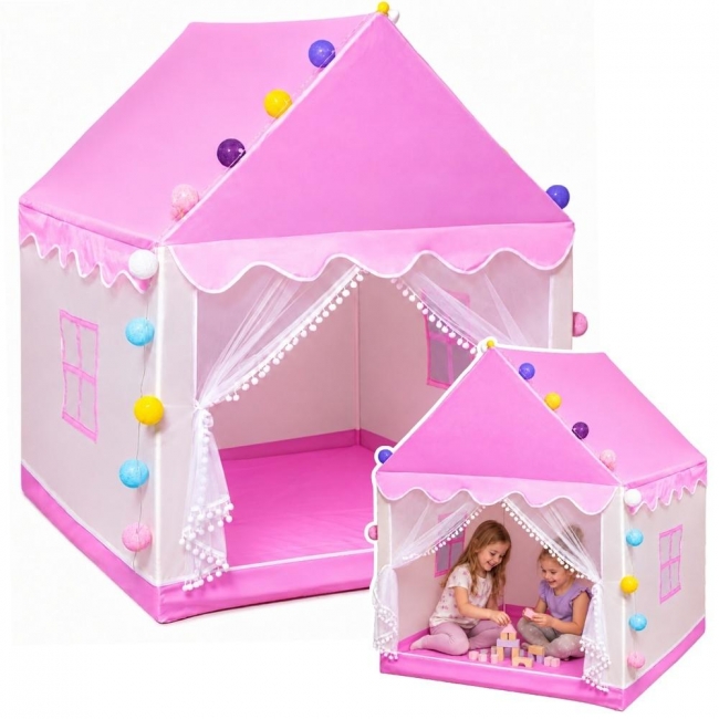<img src='https://webimage.pl/pics/591/8/d5905991098591.jpg' style='height:440px' /> Namiot domek z lampkami LED