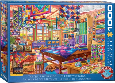 <img src='https://webimage.pl/pics/591/8/d628136658591.jpg' style='height:440px' /> Puzzle 1000 The Quilt Workshop 6000-5859