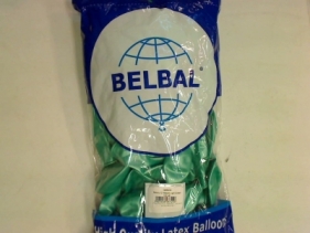 Balon metalizowany 12"/100 jasno zielony 074