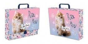 Teczka z rączką A4 XL My Little Friend Cat Pastel, 1 szt