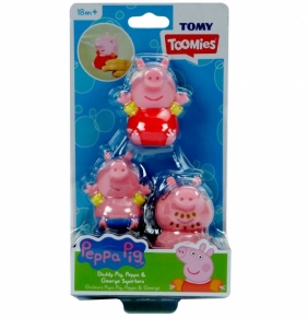 Tomy Toomies: Świnka Peppa - figurki do wody 3-pack (E73105)