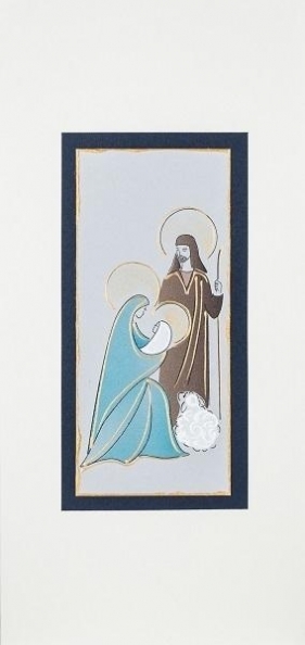 Karnet Święta DL B06 - Jezus na rękach