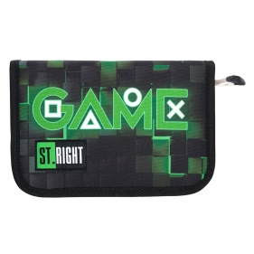 Piórnik dwuklapkowy bez wyposażenia - Green Game