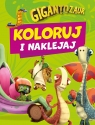 Koloruj i naklejaj. Gigantozaur