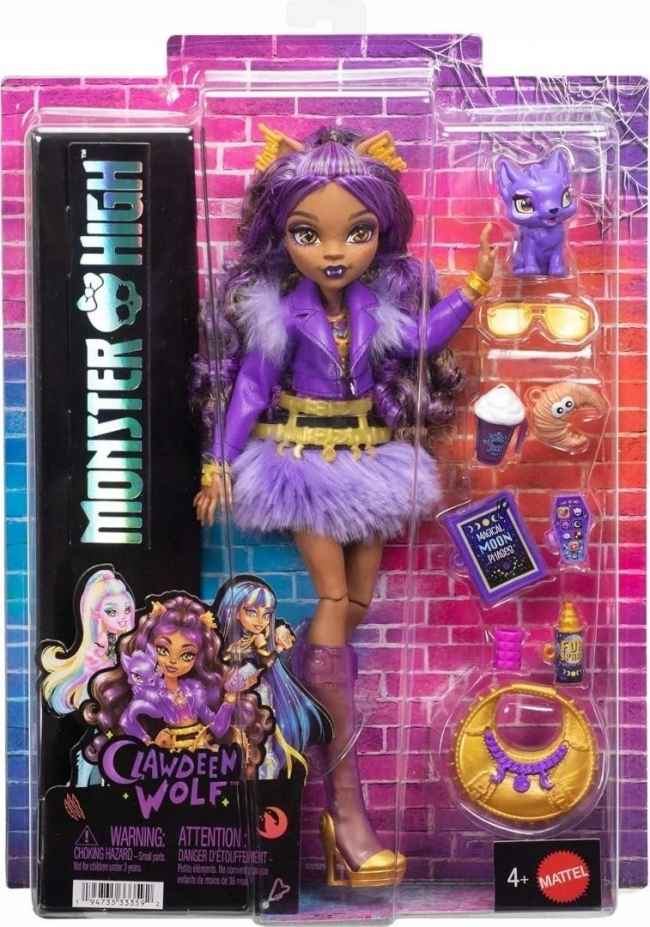 Monster High Lalka Clawdeen Wolf + Zwierzątko