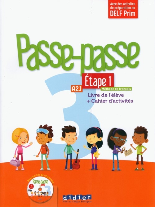 Passe-Passe 3 etape 1 Podręcznik + ćwiczenia + CD