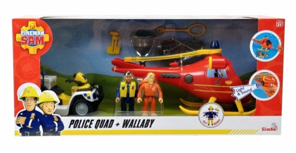 Zestaw Specjalny Strażak Sam Wallaby i quad (109251103038)