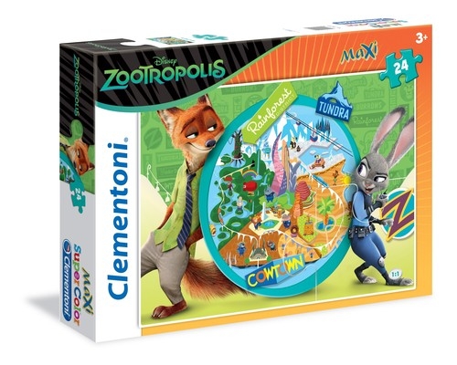 Puzzle SuperColor Maxi Zootropolis 24 (24059)