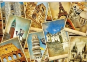 Koperta z nadrukiem zip A4 PP Cities