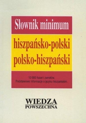 WP Słownik minimum hiszpańsko-polski-hiszpański (Uszkodzona okładka) - Anna Rossa