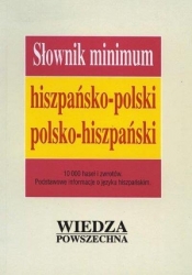WP Słownik minimum hiszpańsko-polski-hiszpański (Uszkodzona okładka)