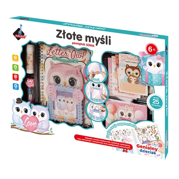 Złote Myśli – kreatywny pamiętnik Sowa