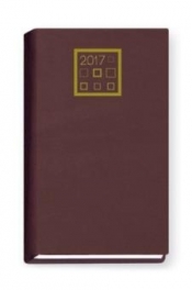 Terminarz 2017 Standard tygodniowy - bordowy