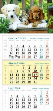 Kalendarz 2014 Zwierzaki - <br />
