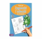 Rysuję zygzaczki i szlaczki ze smokiem