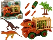 Transporter Dinozaur do rozkręcania pomarańczowy