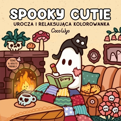 <img src='https://webimage.pl/pics/593/3/d9788384273593.jpg' style='height:440px' /> Spooky Cutie. Urocza i relaksująca kolorowanka