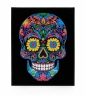 Diamond Dotz - Adults Flocked Neon Sugar Skull