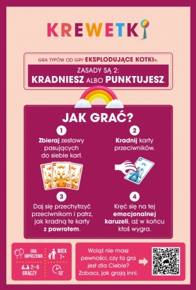 Krewetki. Bezwzględnie kolorowa gra karciana tęczowej zemsty! - Ken Gruhl, Jeremy Posner