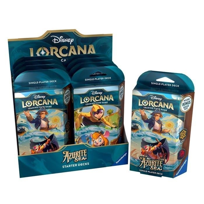 Disney Lorcana: Azurite Sea - Starter Deck, 8 szt