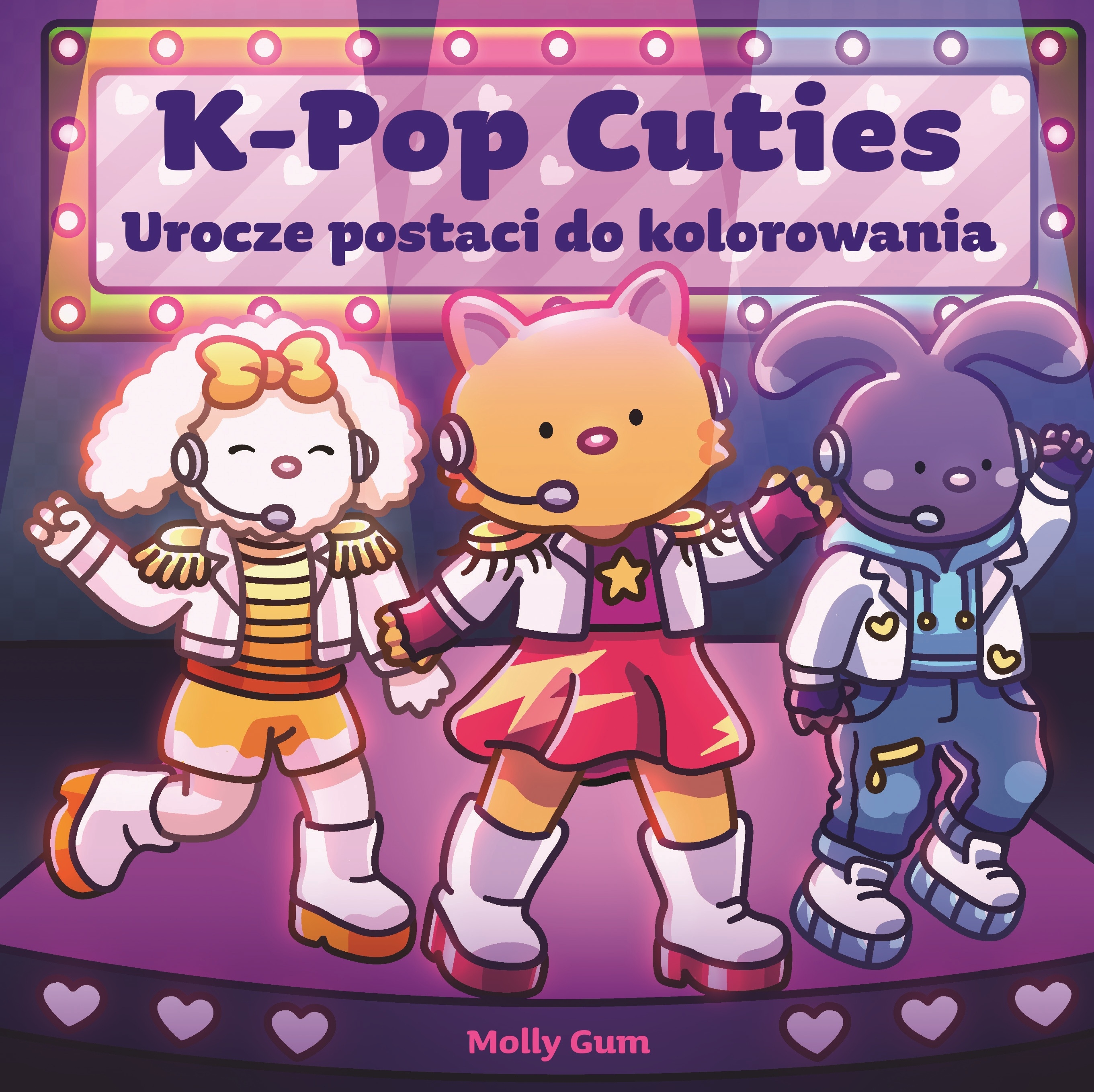 K-pop Cuties. Urocze postacie do kolorowania