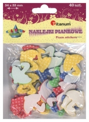 Naklejki piankowe Parasole 40 sztuk