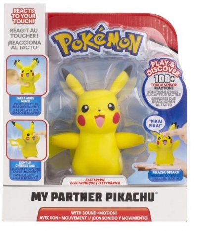 Pokemon Mój partner Pikachu figurka interaktywna