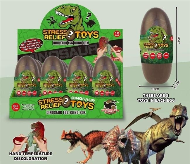 Jajo dinozaura zmieniającego kolor MIX